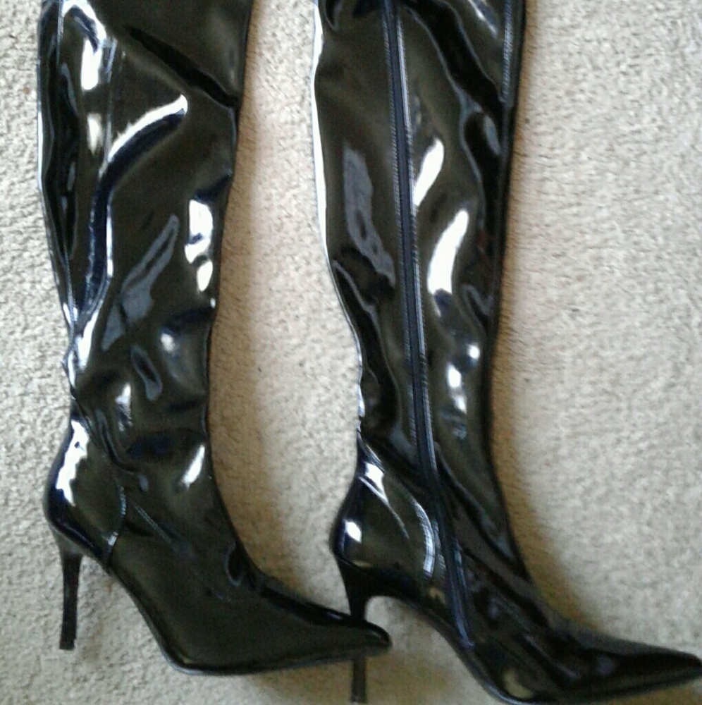 Thigh-High Black Boots